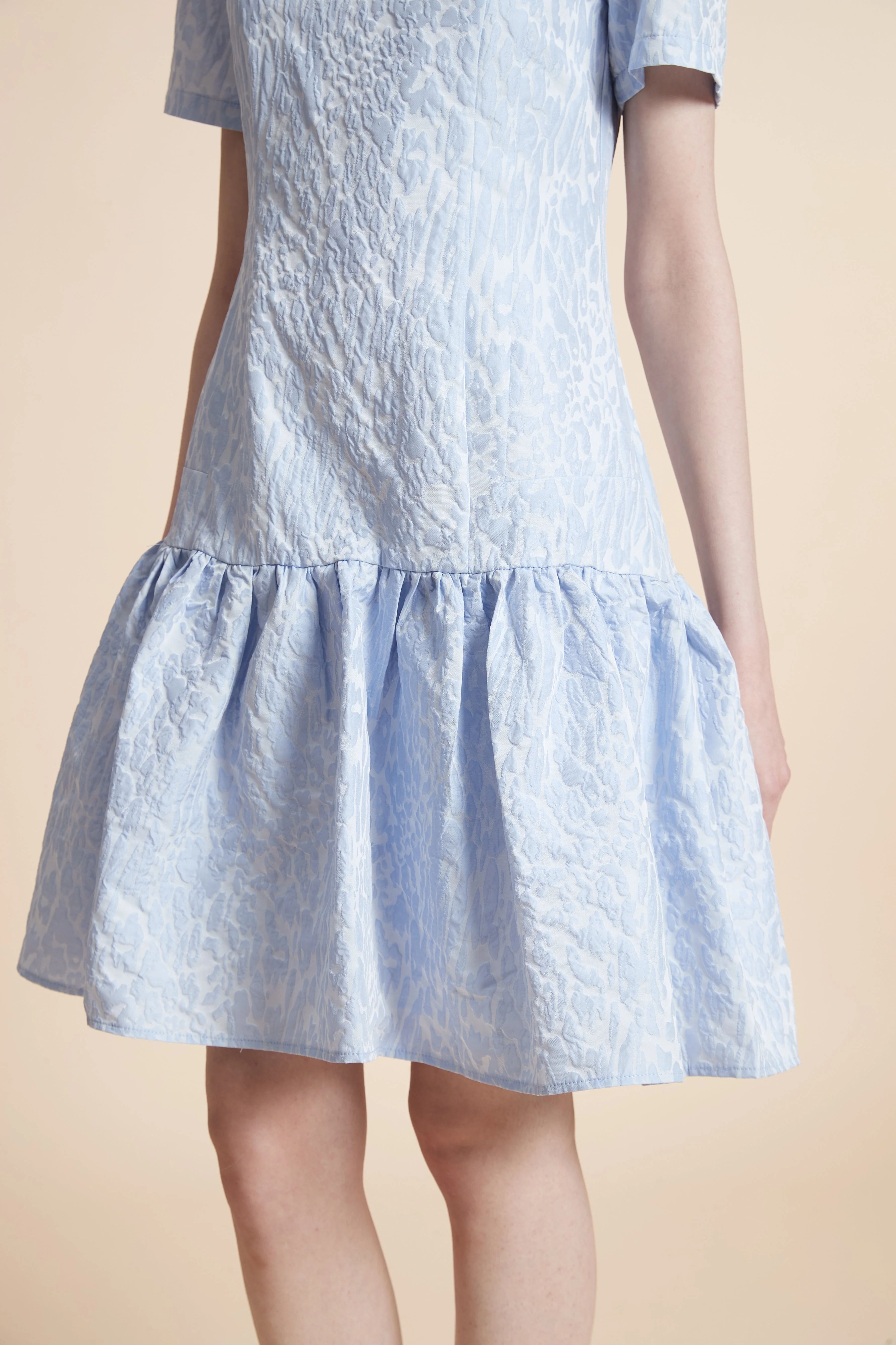 Knee-Length Embroidered Dress - Image 6