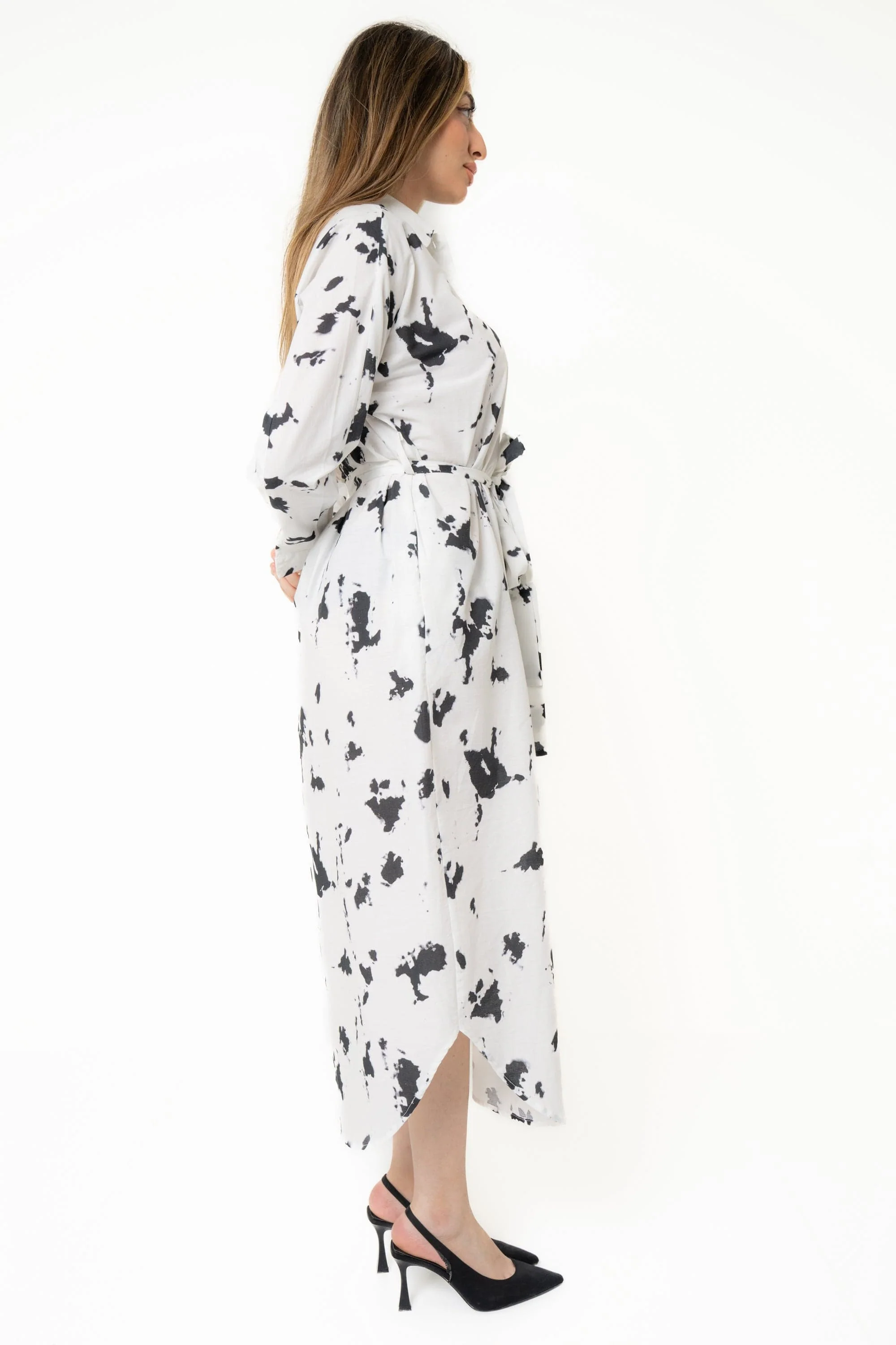 Long Sleeve Midi Dress - Image 2
