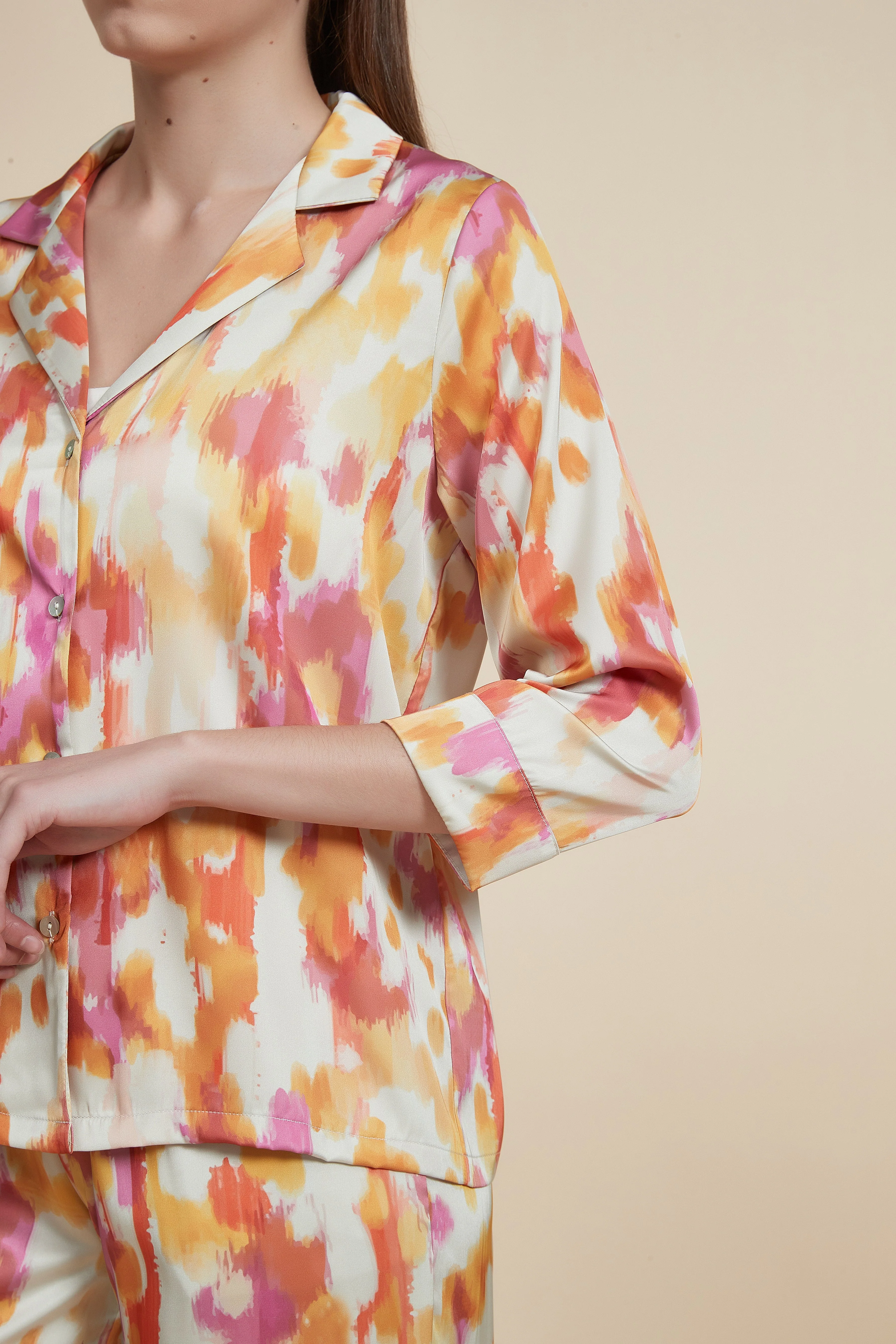 Printed 3/4-sleeve pajamas - Image 5