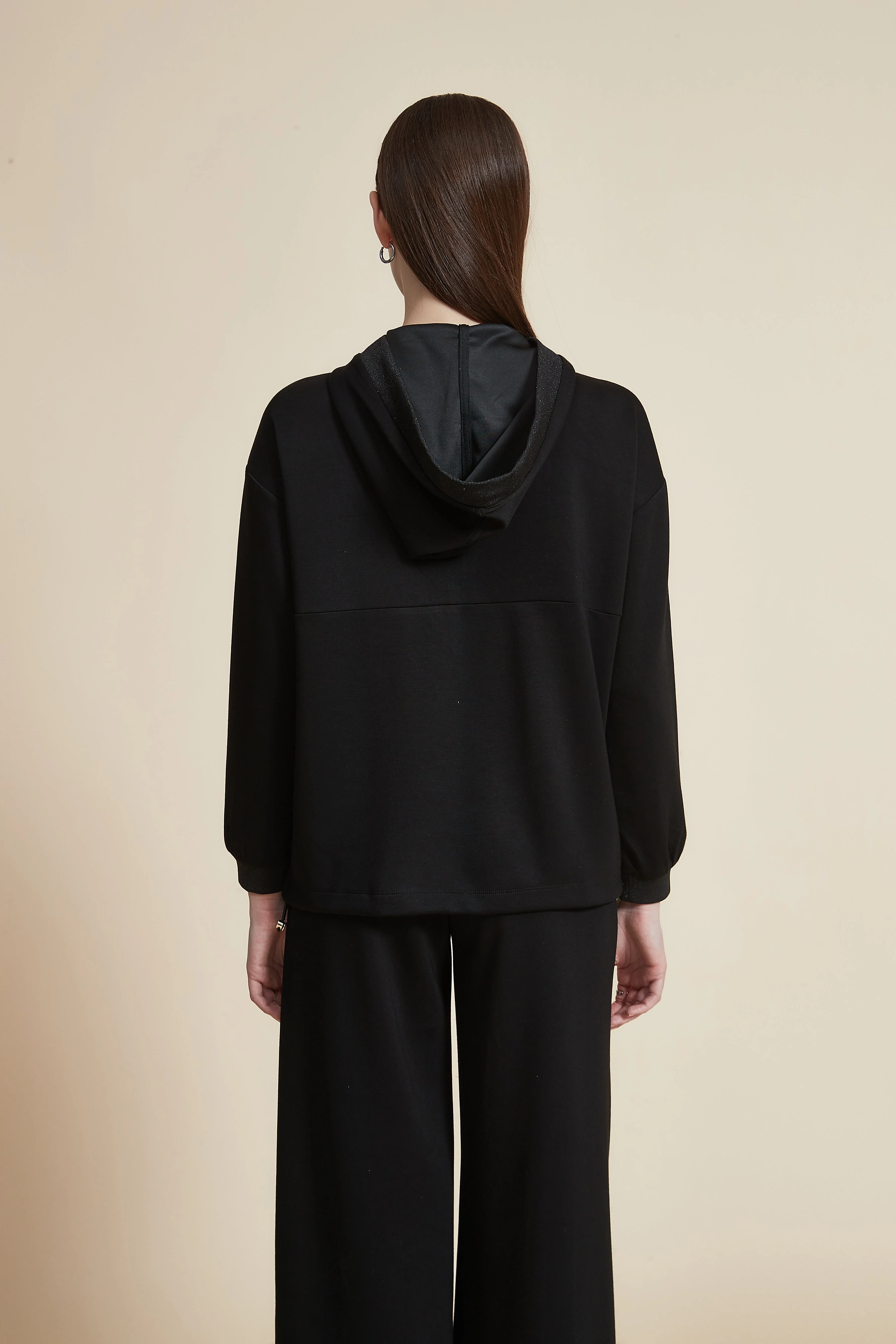 Women's Long Sleeve Jacket with Front Zipper - Image 3