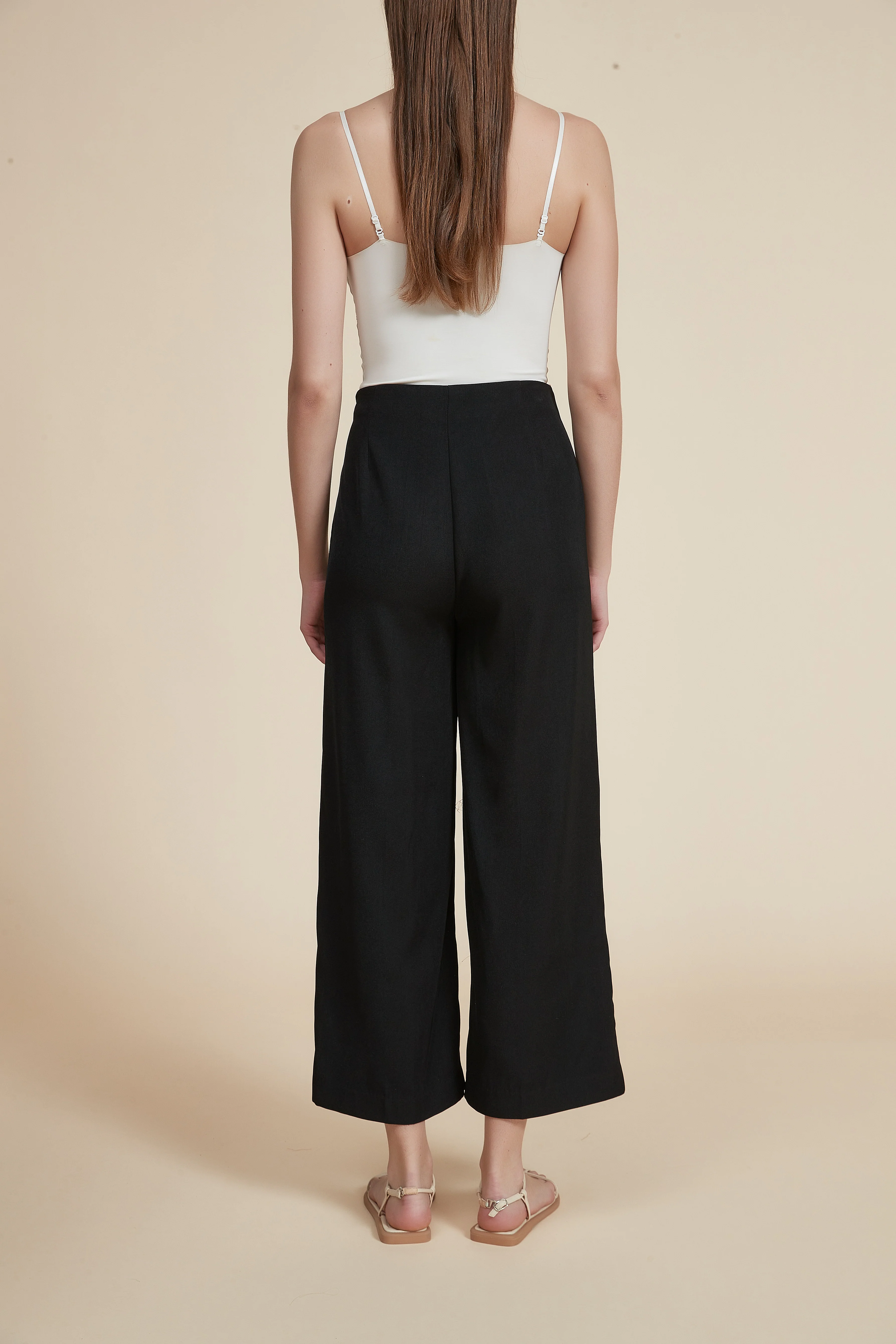 Wide Plain Pants - Image 3