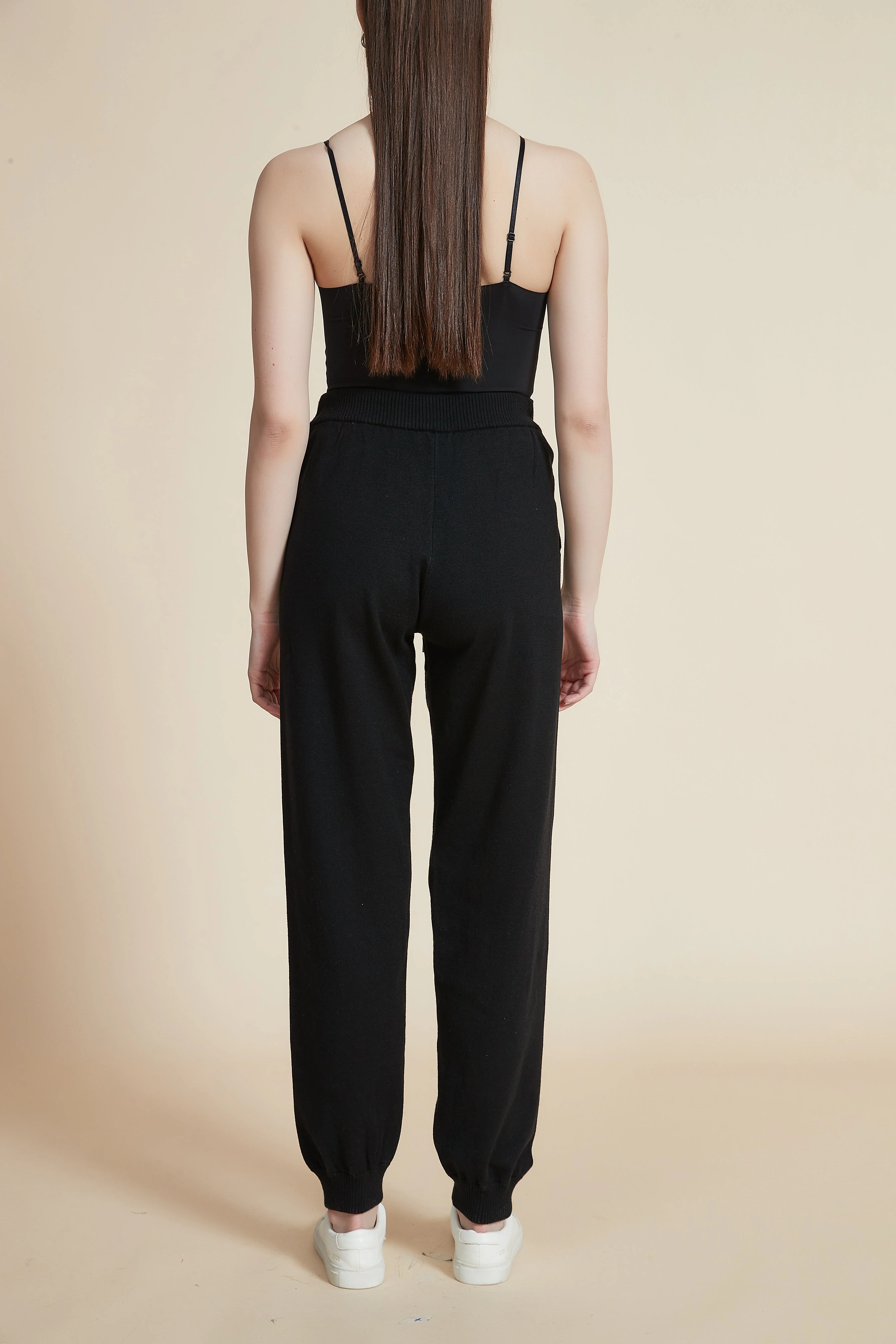 Embellished Sweatpants with Waist Tie - Image 3