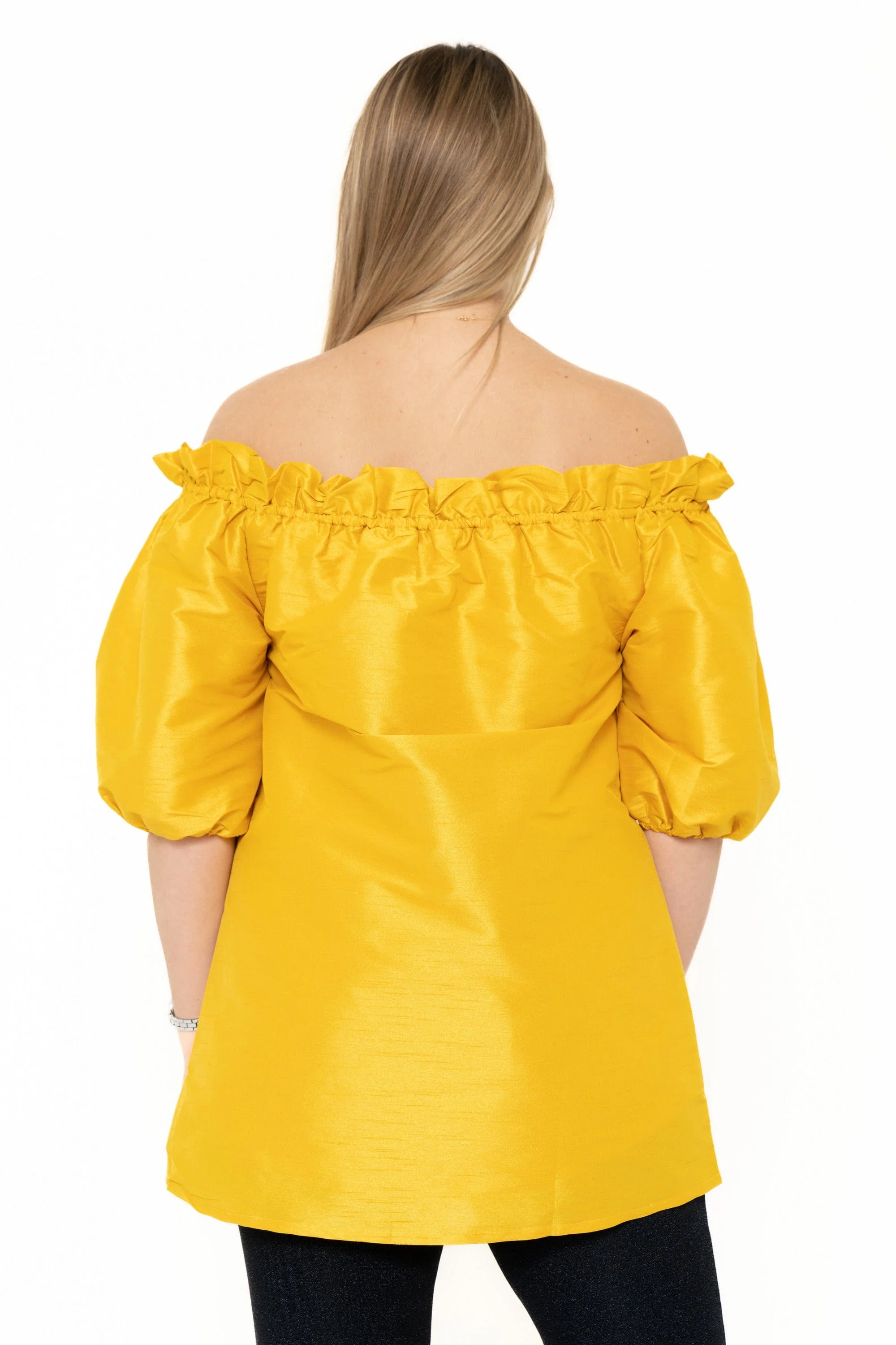 Off-Shoulder Short Sleeve Blouse - Image 3