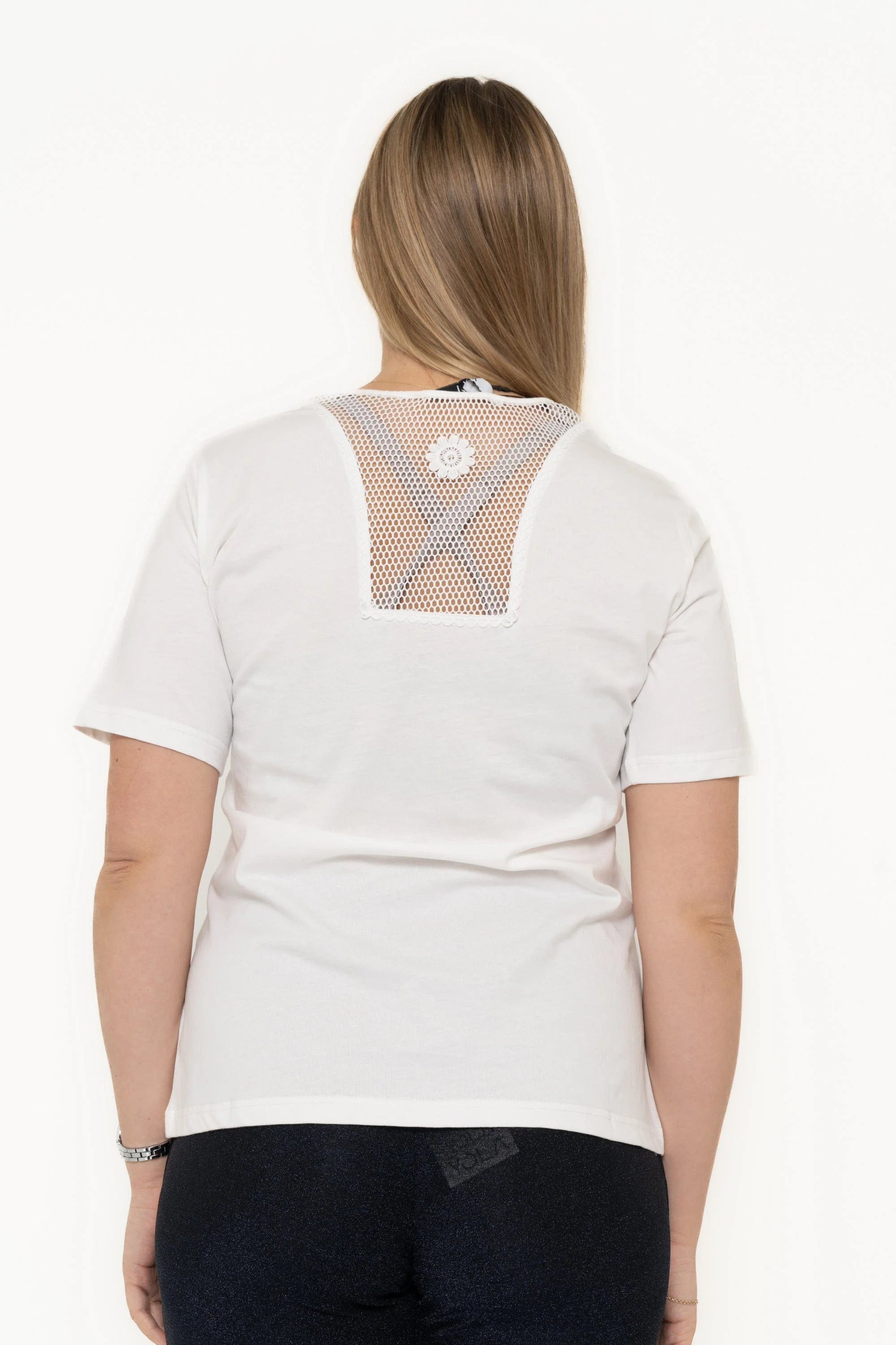 Cotton Plain Short Sleeve T-Shirt - Image 4