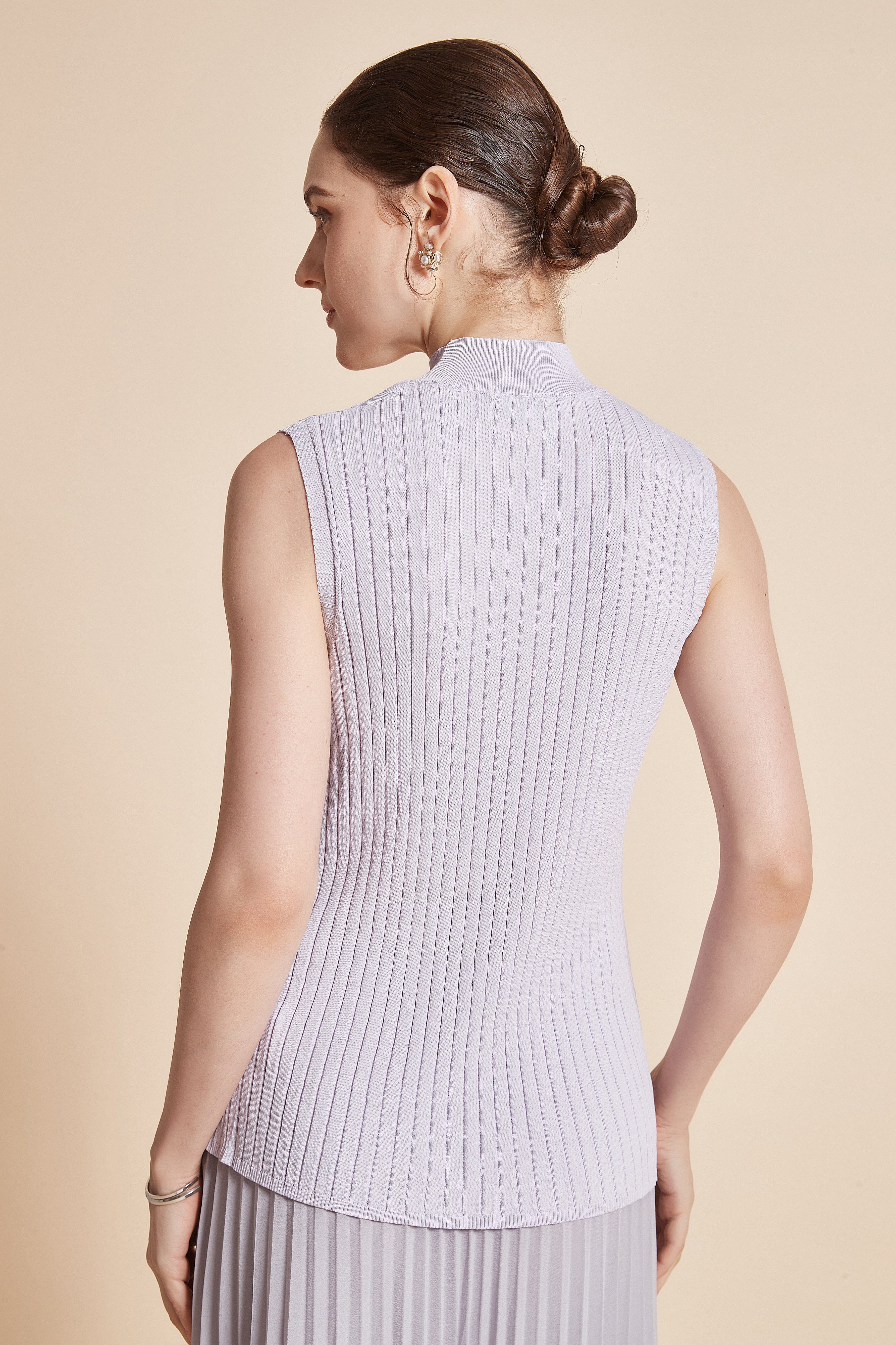 Plain One-Shoulder Blouse With Cut-Out Shoulder - Image 9