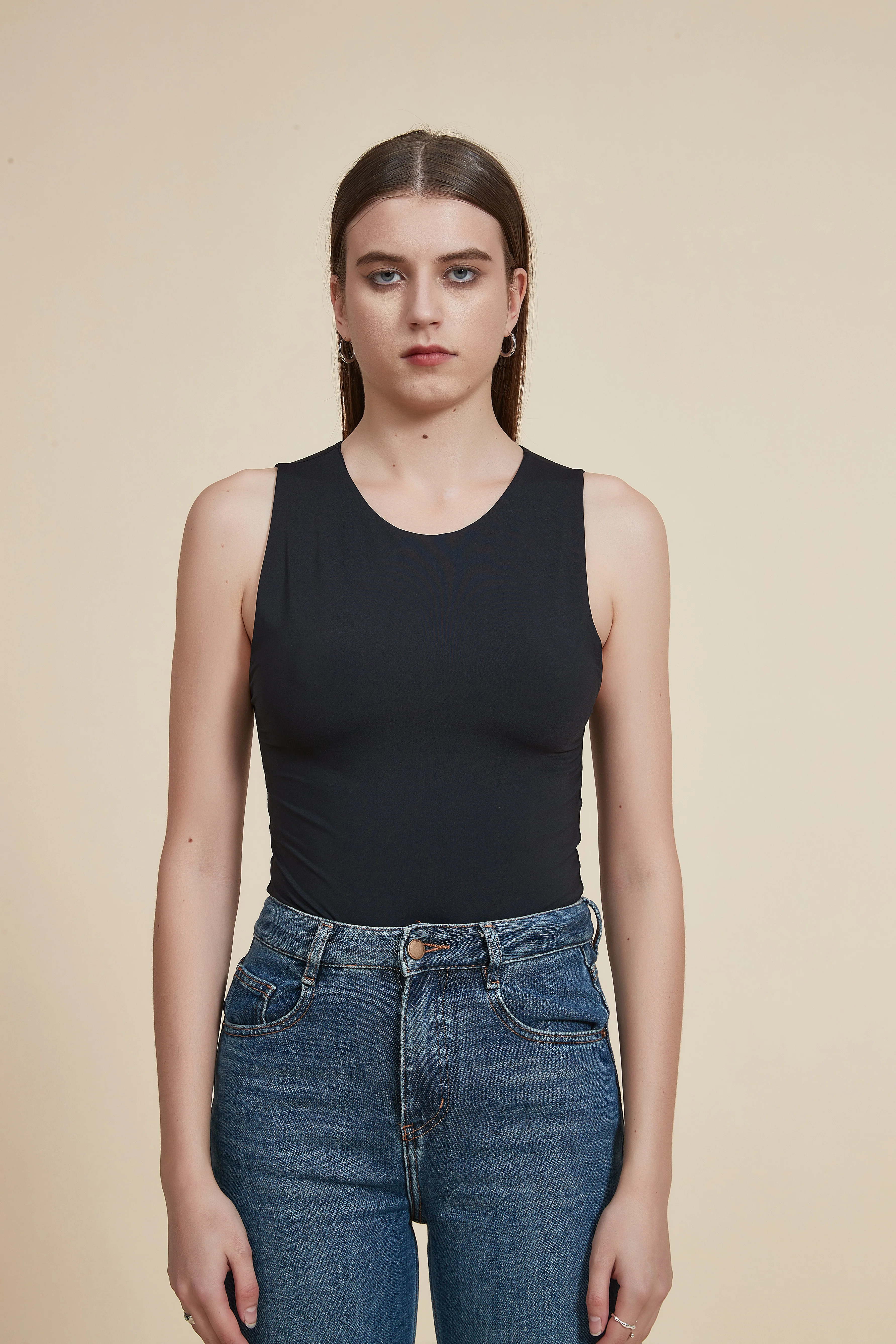 Plain Cut Bodysuit - Image 8