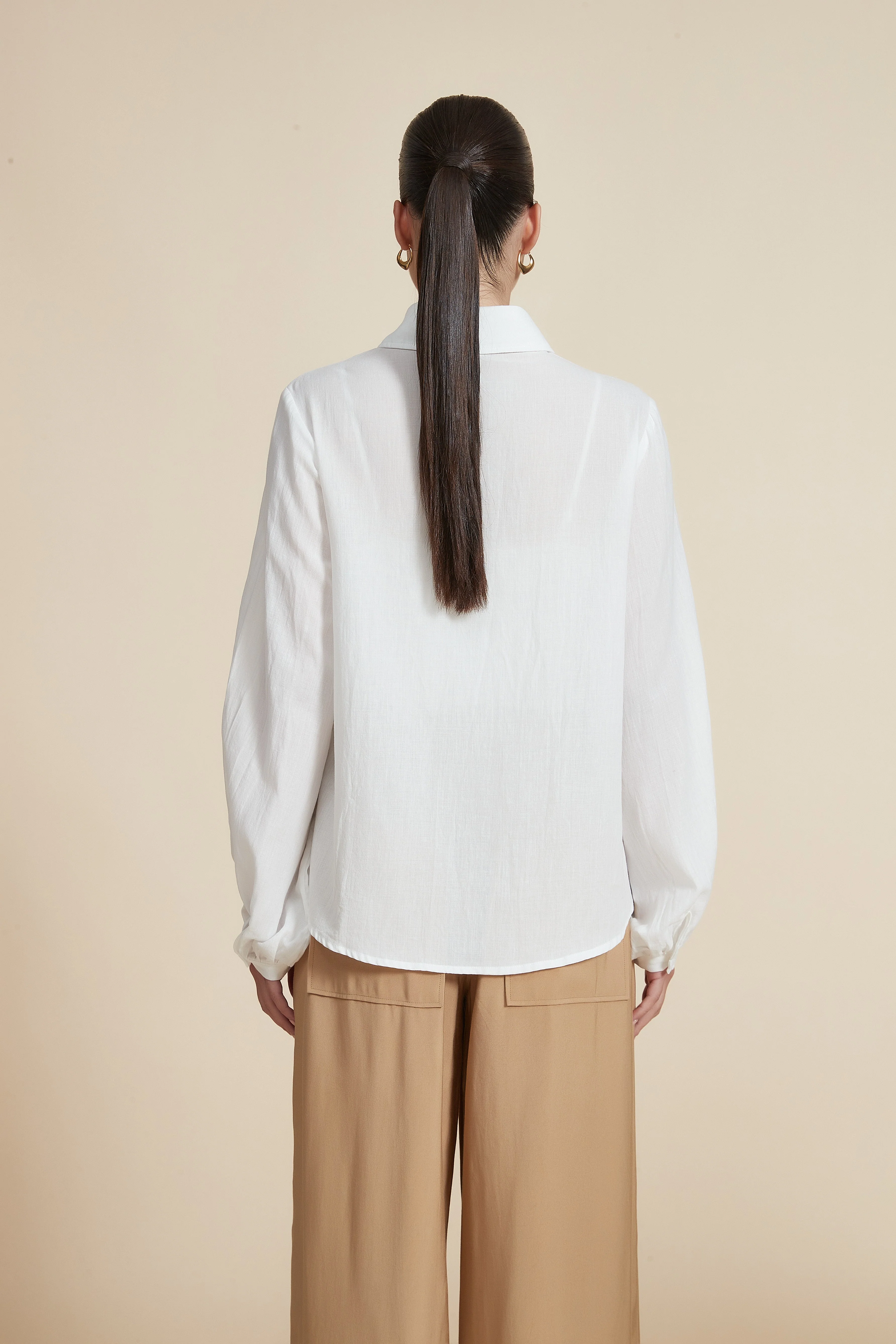 Long Sleeve Shirt with Embroidered Chest - Image 6