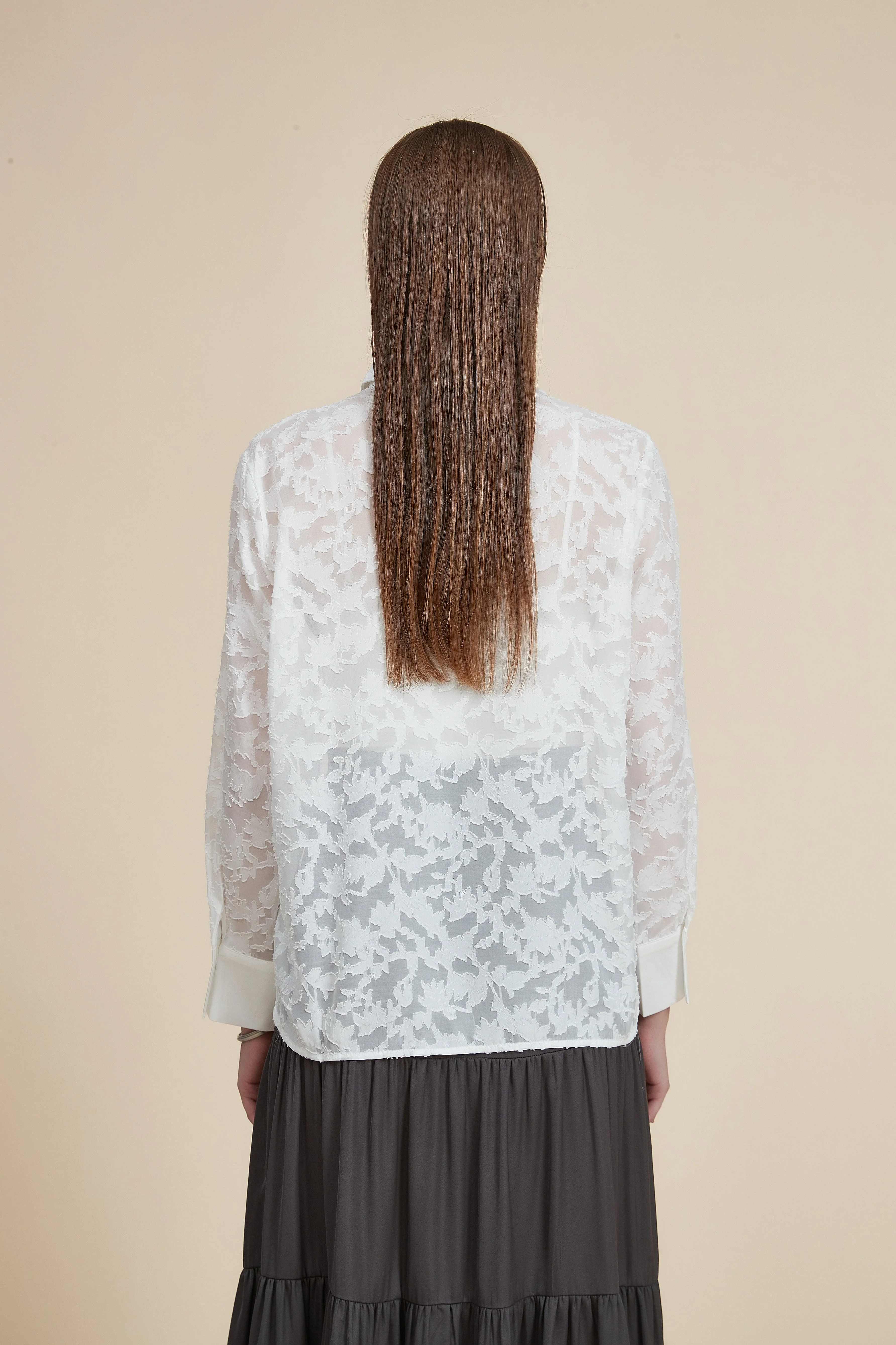 Long Sleeve Shirt Blouse - Image 6