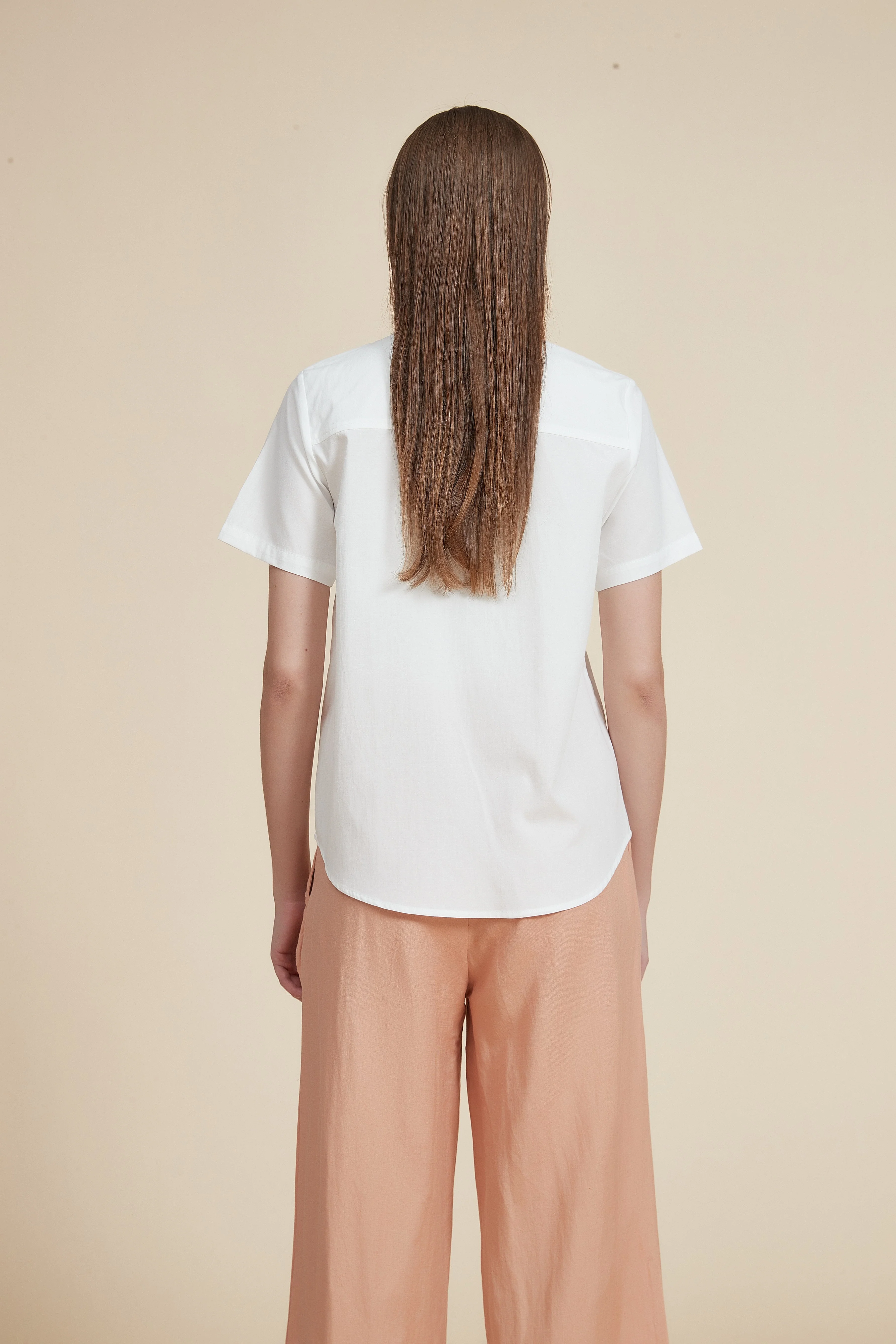 Plain half sleeve shirt - Image 3