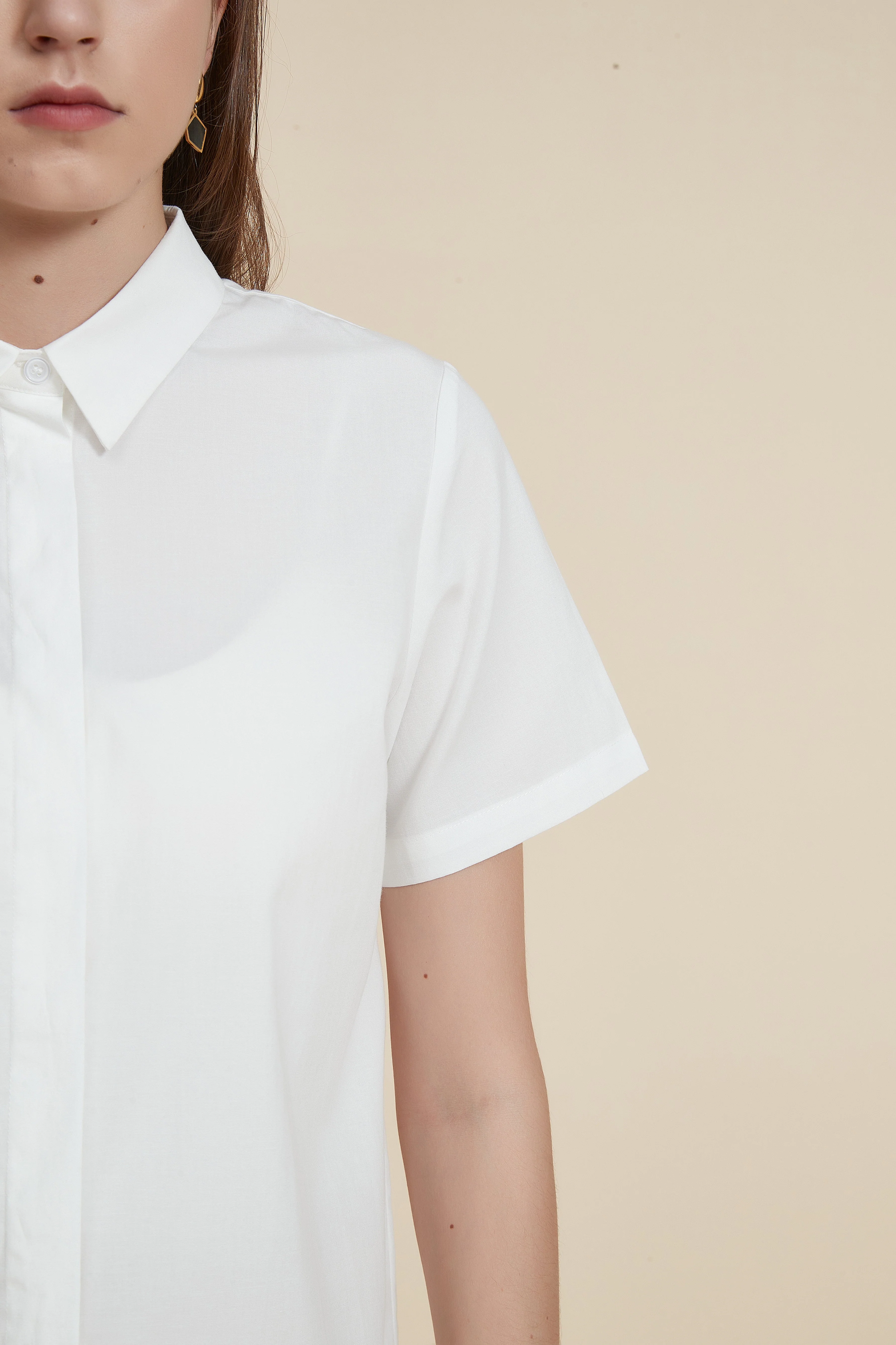 Plain half sleeve shirt - Image 4