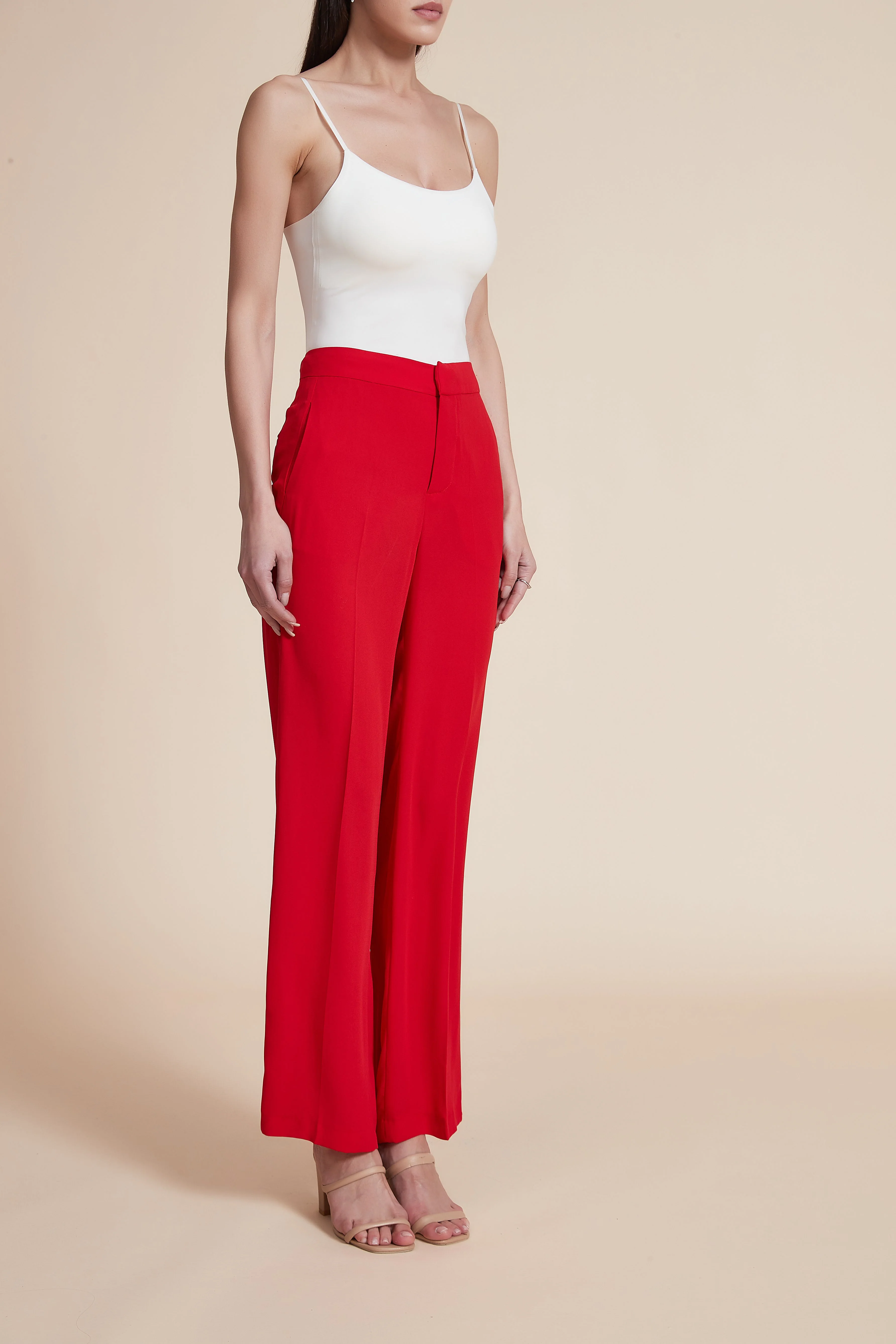 High-Waisted Long Trousers - Image 6