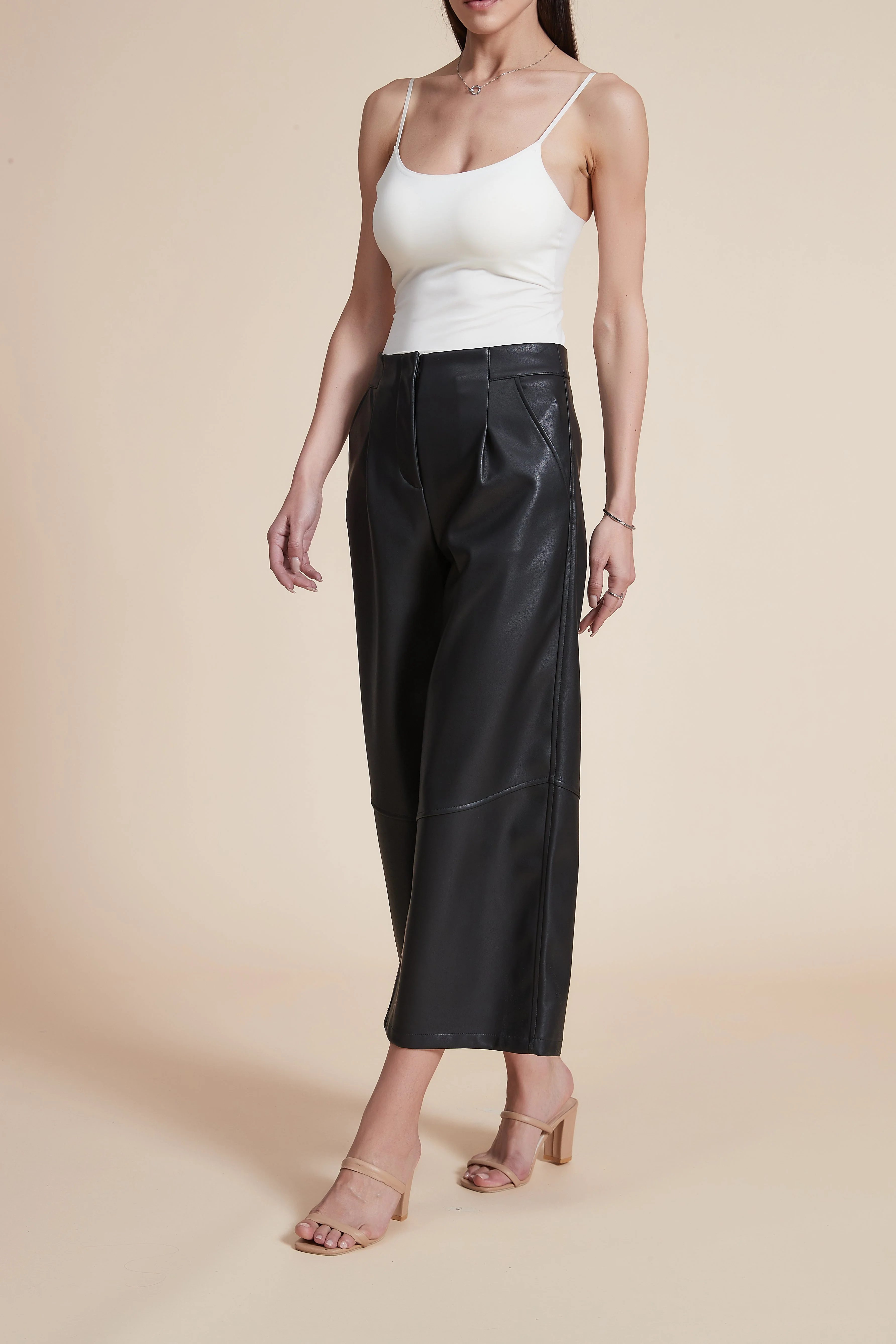 Midi Pants with Wide Legs - Image 5