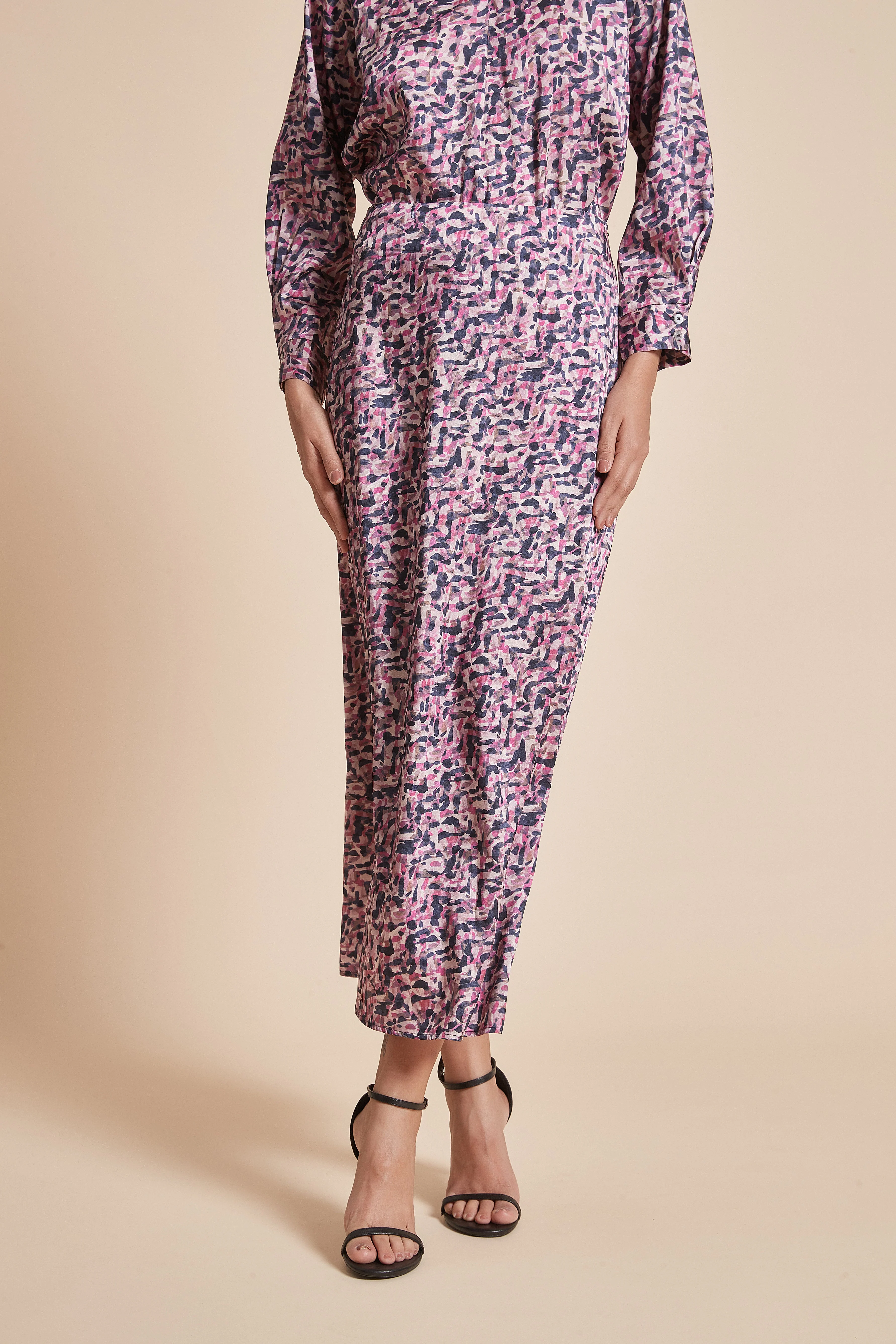 Printed Long Skirt - Image 5