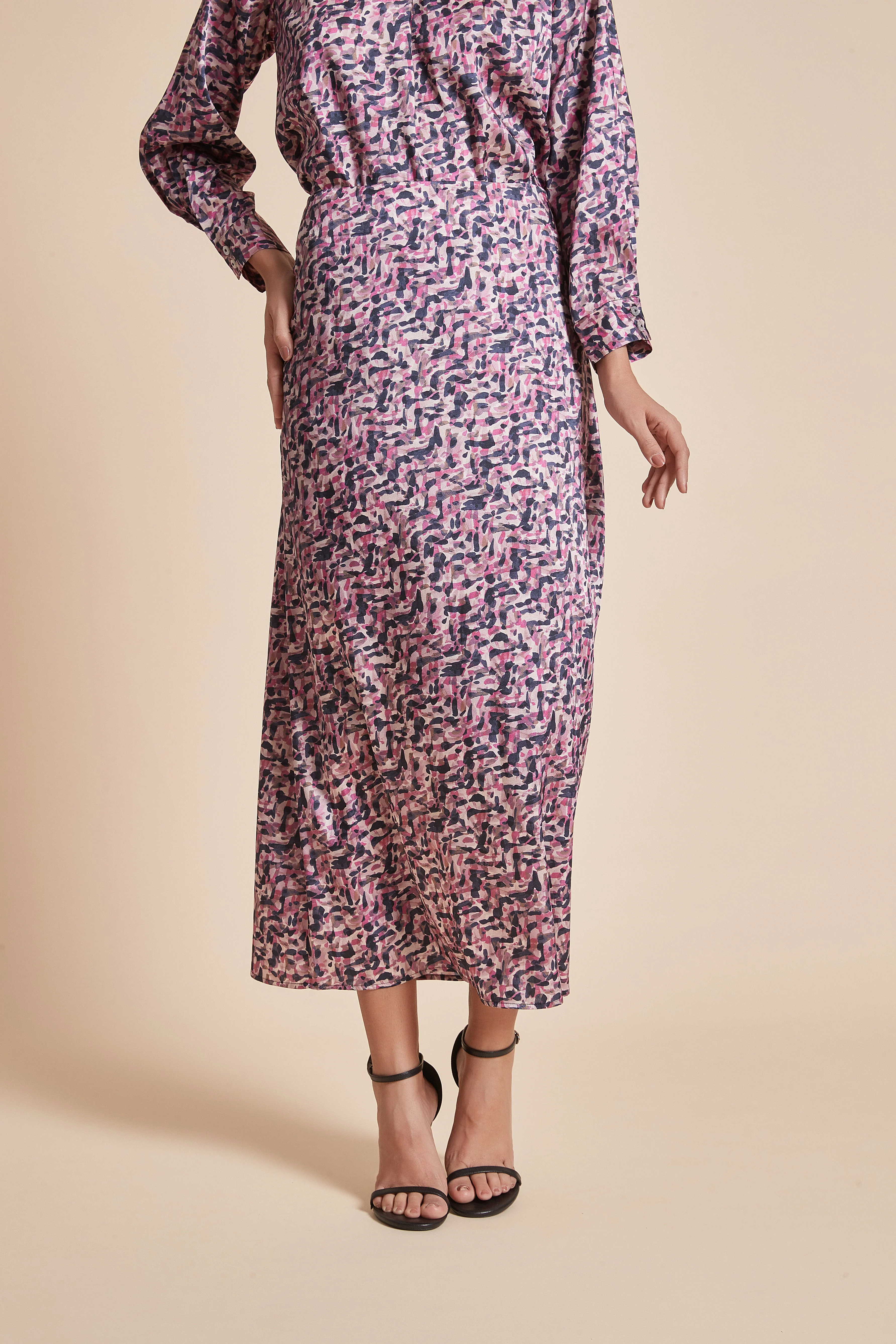 Printed Long Skirt - Image 6