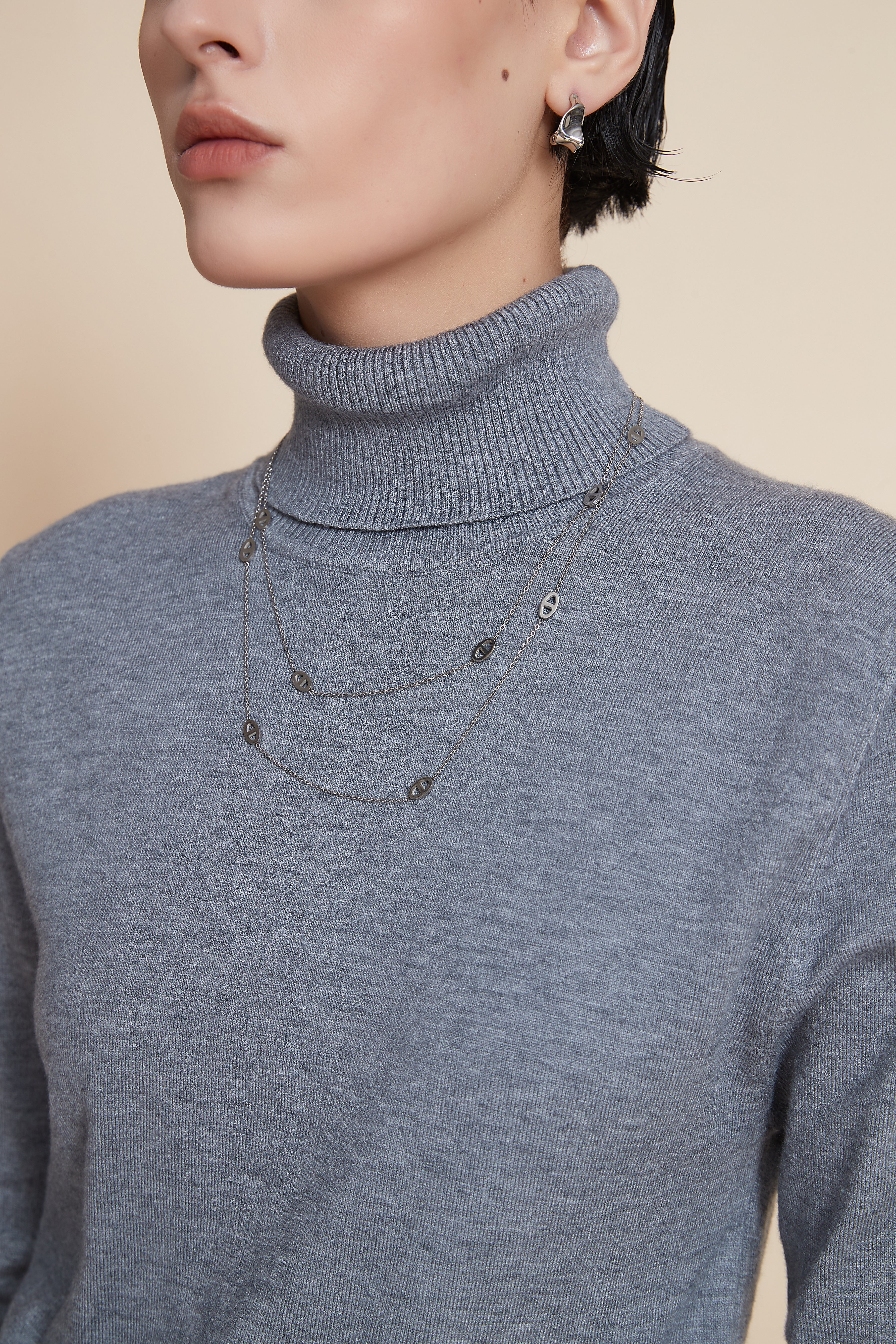 Long Sleeve Turtle Neck Sweater - Image 14