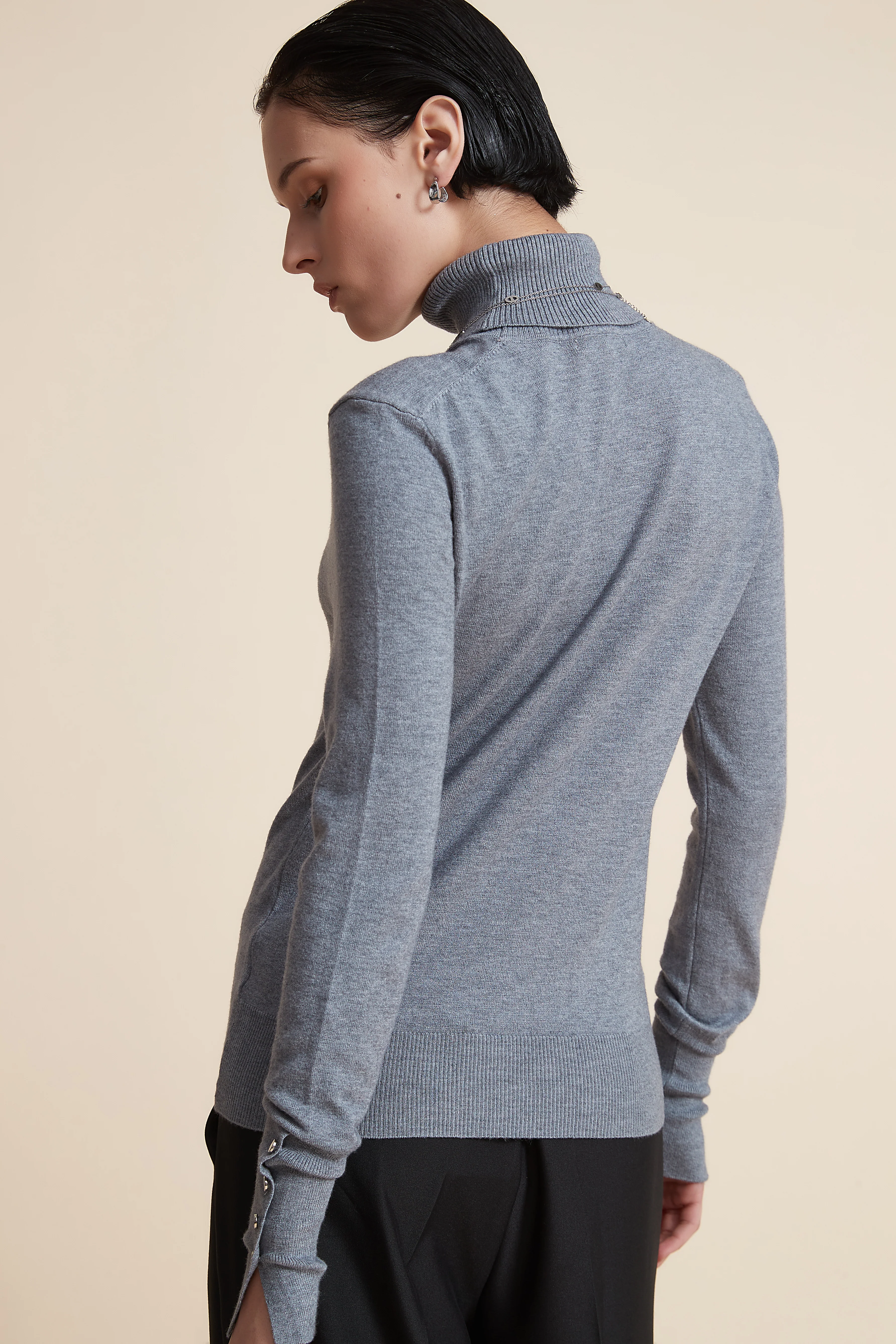Long Sleeve Turtle Neck Sweater - Image 15