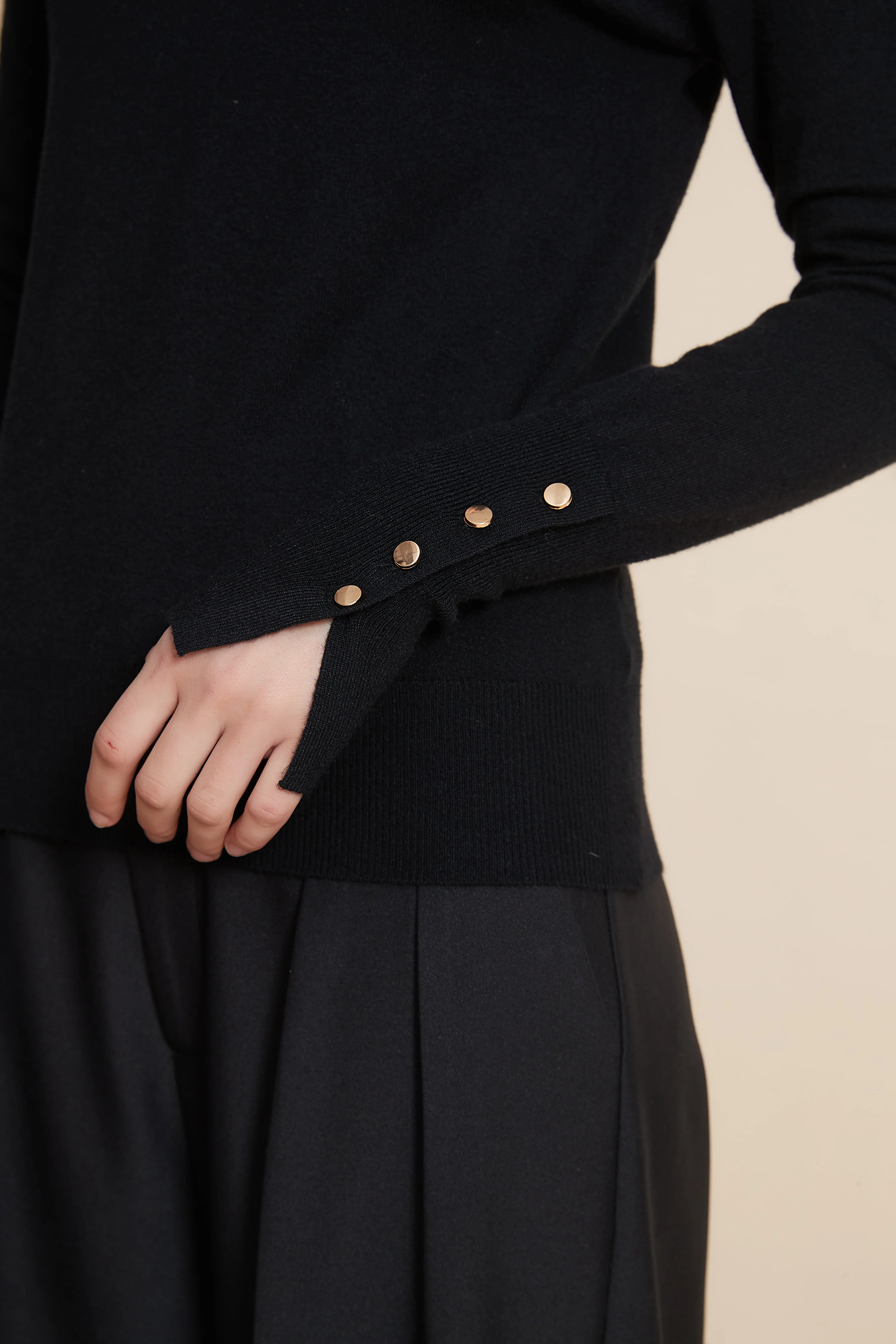 Long Sleeve Turtle Neck Sweater - Image 4