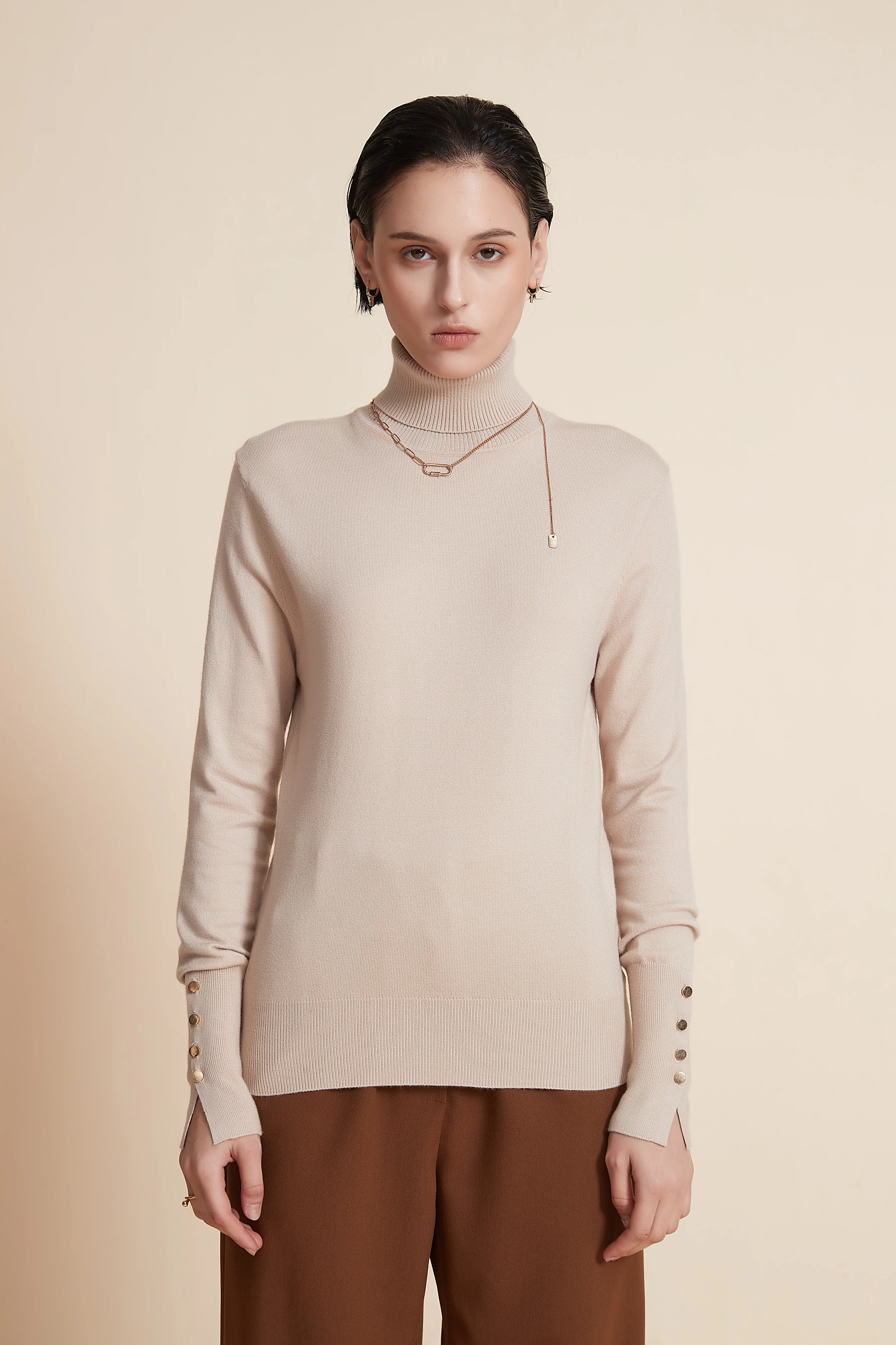 Long Sleeve Turtle Neck Sweater - Image 6