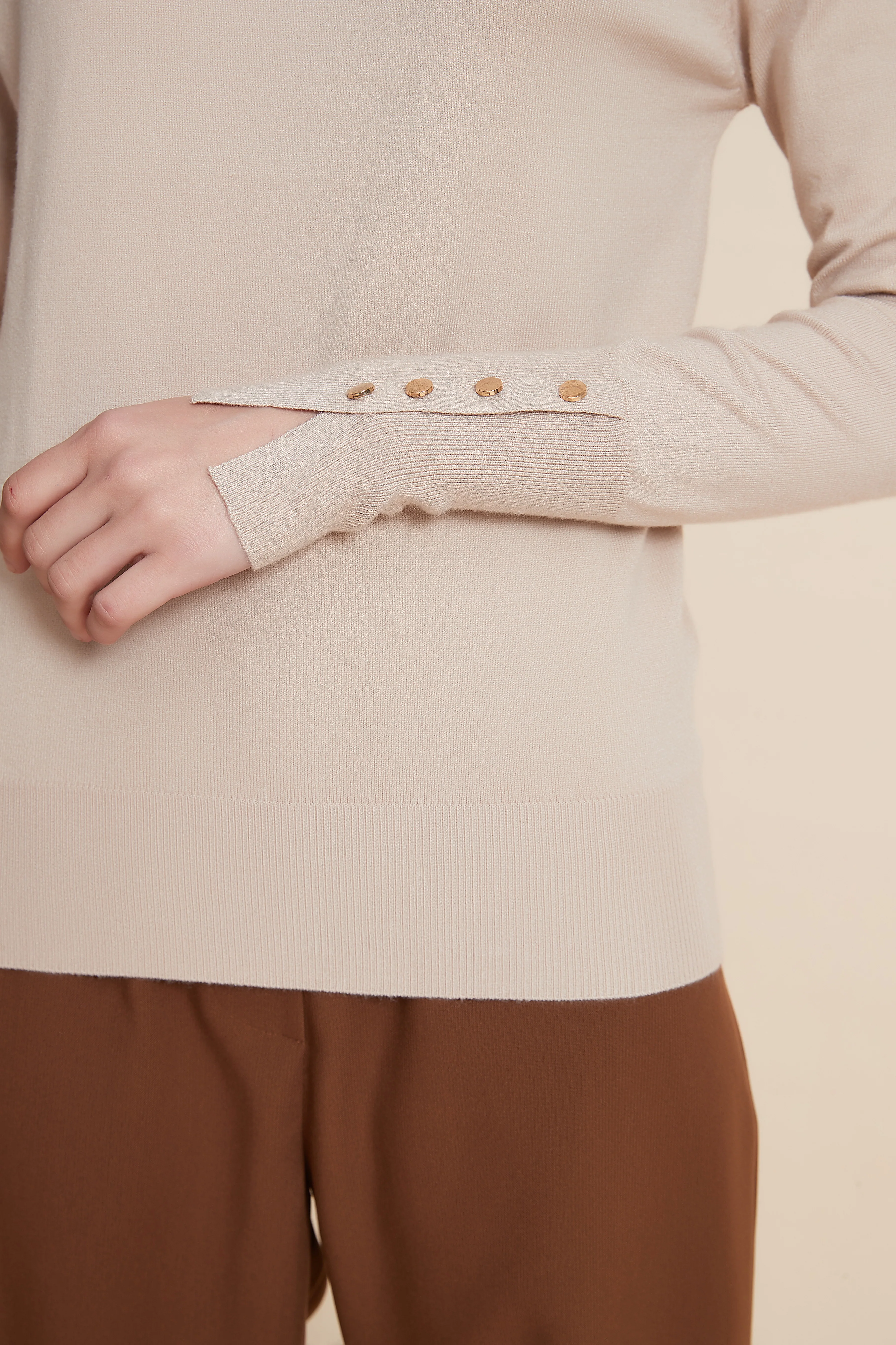 Long Sleeve Turtle Neck Sweater - Image 9