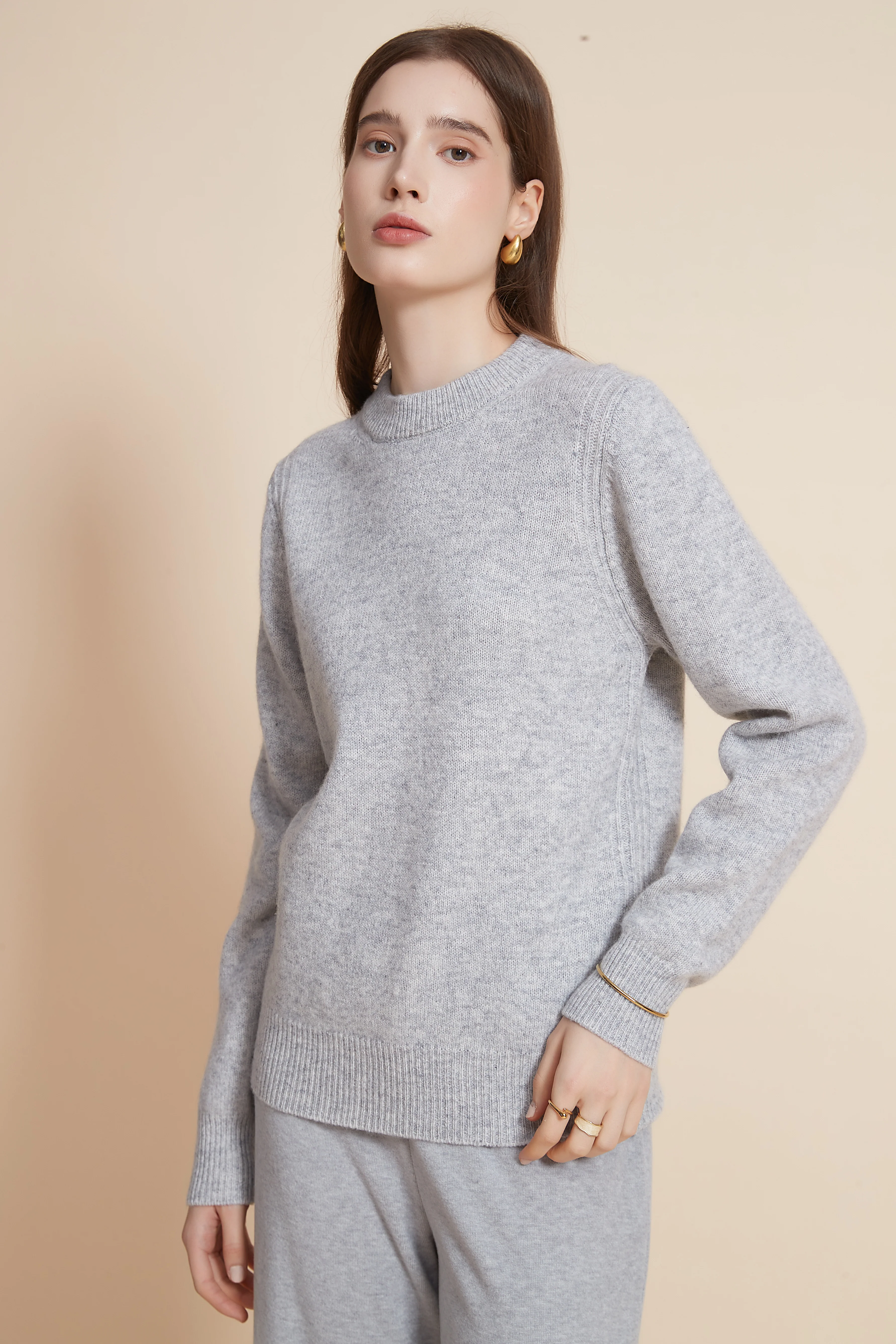Winter High Neck Long Sleeve Blouse