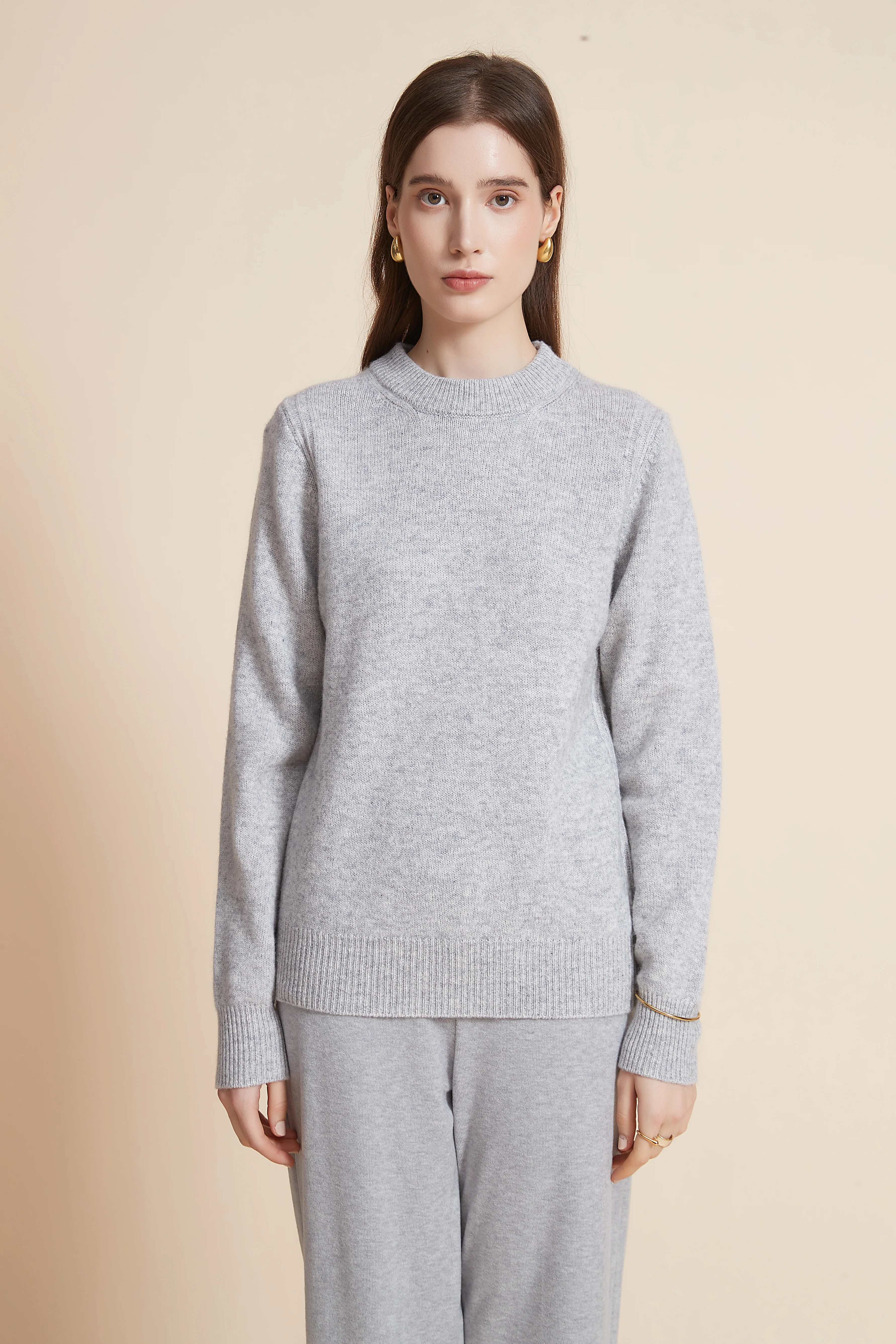 Winter High Neck Long Sleeve Blouse - Image 2