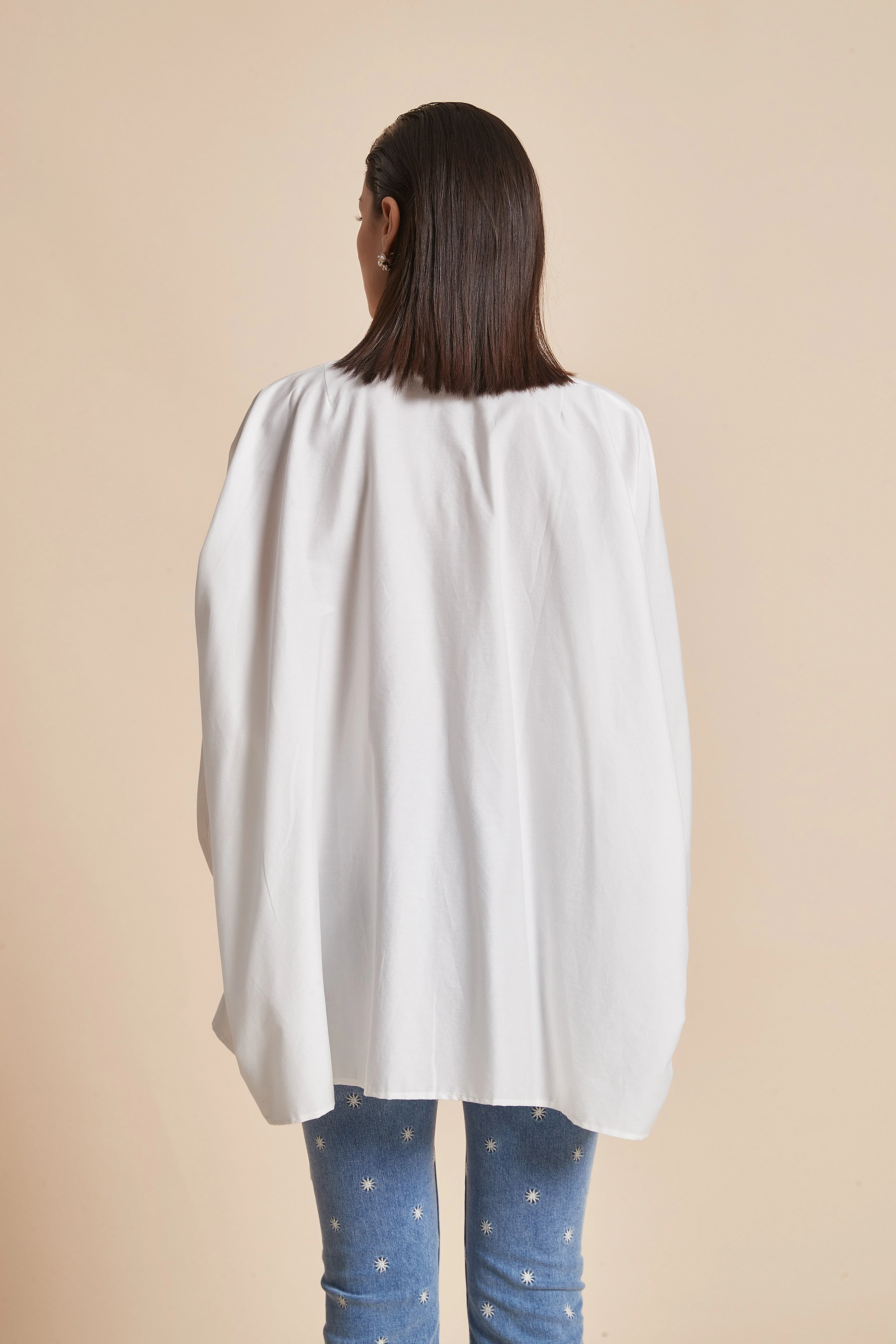 Plain Long-Sleeve Women'S Blouse With Shirt Collar And Front Buttons - Image 7