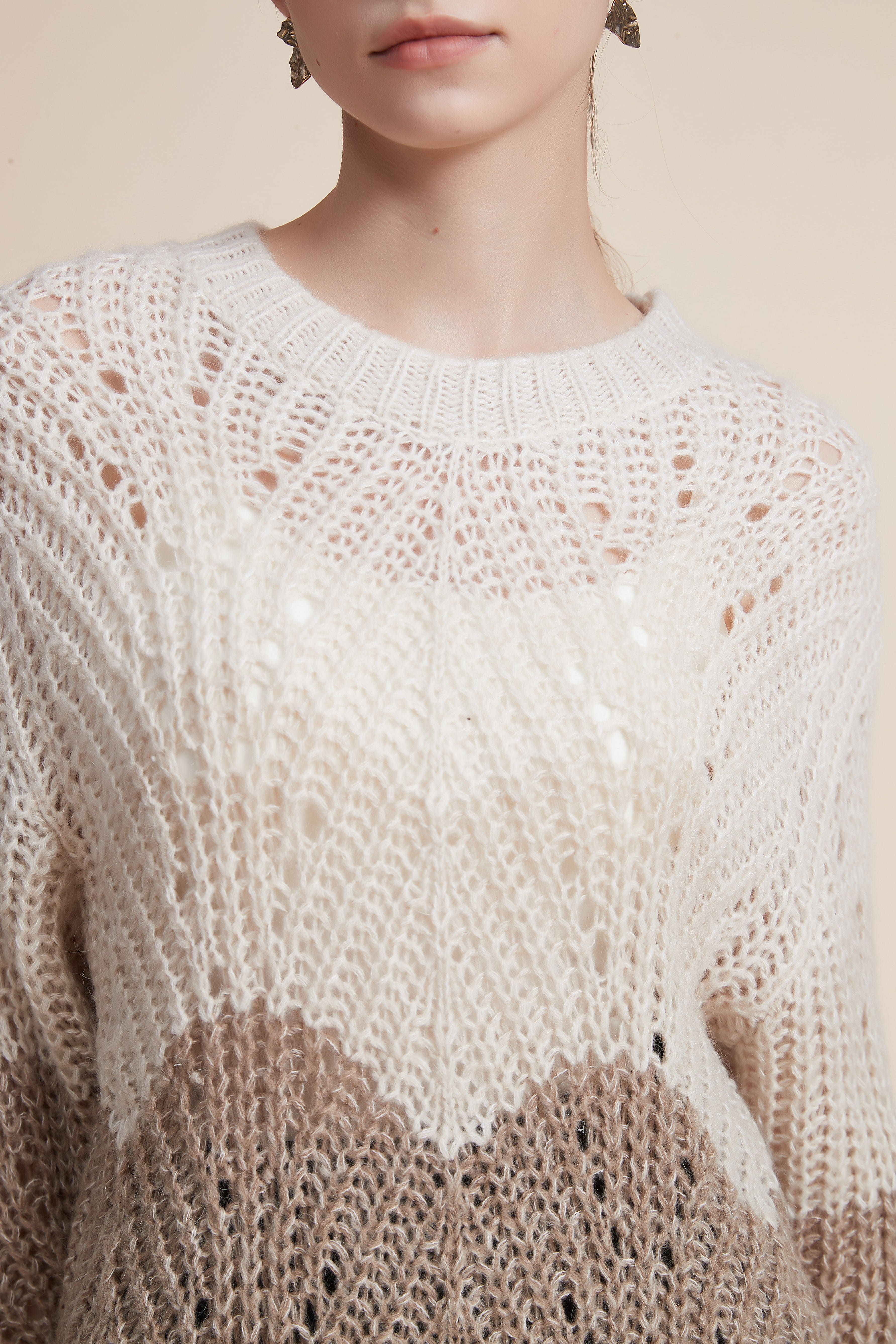 Cozy Ribbed Long Sleeve Top with Round Neck - Image 10